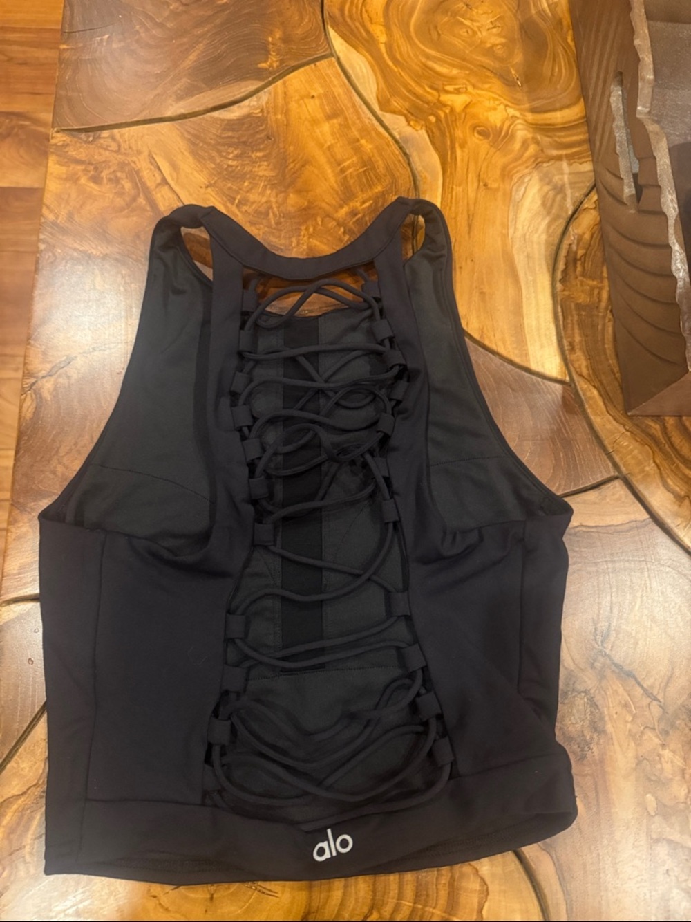ALO Yoga Black Logo Sports Bra

ALO YOGA MOVEMENT SPORT BRA BLACK COLOR SIZE M